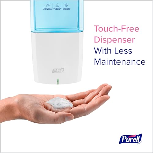 Image of PURELL ES10 Automatic Hand Soap Dispenser, White, for 1200 mL PURELL ES10 Hand Soap Refills (Pack of 2 Dispenser, Refills Sold Separately) - 8330-E1