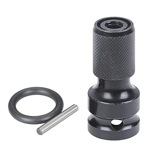 Misazy Adaptateur Douille, 2 Pièces Adaptateur De Clé à Douille Convertisseur De Mandrin à Libération Rapide Adaptateurs De Douille 1/2 Carré à 1/4 Hexagonal Pour Clés à Chocs Et à Cliquet Cover