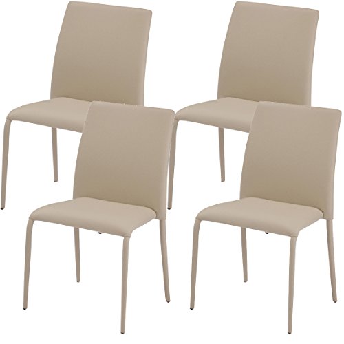 あずま工芸 リンク ダイニングチェア スタッキング可能 ベージュ TDC-9336