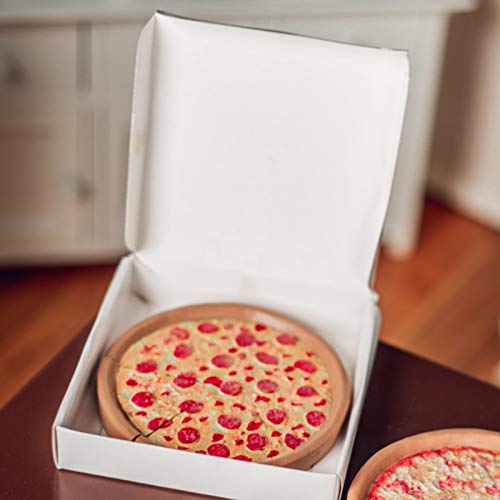 Image of THE QUEEN'S TREASURES 18 Inch Doll Food Accessories, Pizza Queen 18 Inch Doll Pepperoni Pizza with Cut Slice and Authentic Style Pizza Box. Compatible with American Girl Dolls Kitchens & Furniture