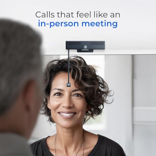 Image of iContact Camera Pro 4K HD Webcam with Eye Contact, Noise Cancelling Mic, Plug and Play USB for Mac & PC Zoom Certified, Works with Teams, Meet, Streaming, and Video Calls (4K Pro Webcam)