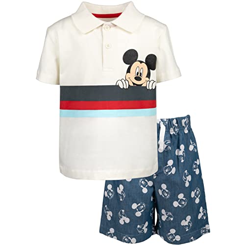 Ensemble polo et short Disney garçon idéal pour l'été et parc