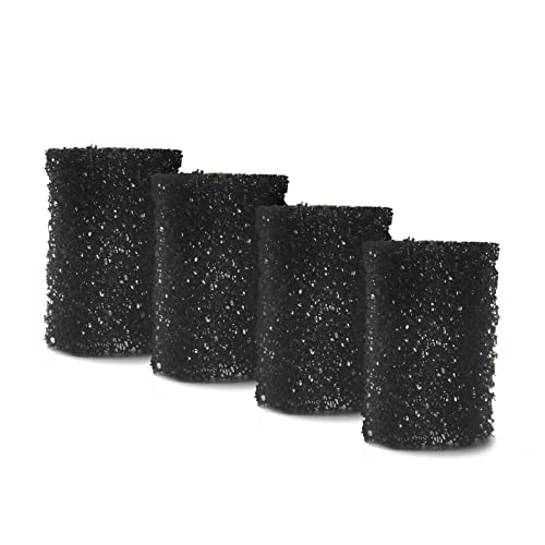 Coospider 4 piezas de filtro de acuario, esponja de bucle, accesorios de filtro de tanque de peces, biofiltro de espuma para proteger peces pequeños para acuarios de agua dulce o salada, 3,5 x 5,4 cm