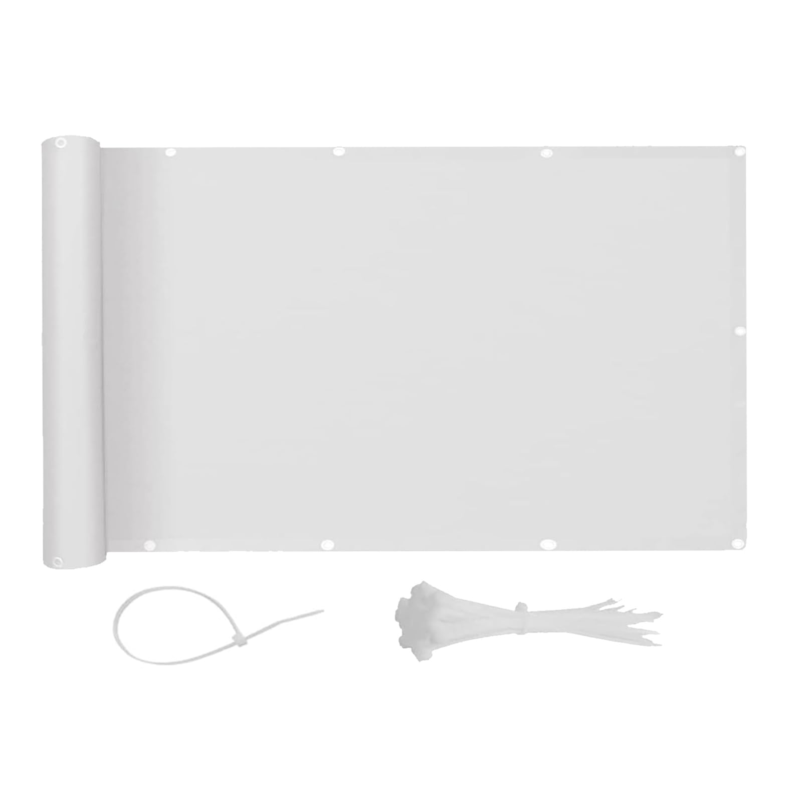 LOVE STORY 0.7x3m Balcony Privacy Screen Shield for Apartment Deck Railing