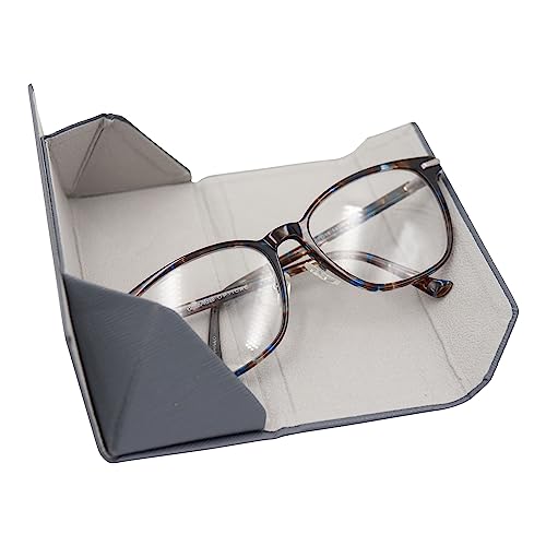 Image of Real Sic Glasses Case for Men and Women - Magnetic Folding Hard Shell Sunglass Holder - Inspired by Solid Color