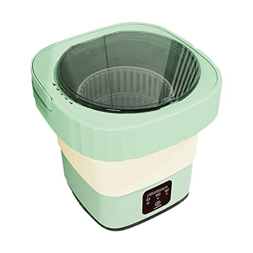 Begchy Lavadora PortáTil Mini Lavadora Secadora Plegable Lavadora de Cubeta de ElucióN PequeñA para Dormitorio de Apartamento, Enchufe Europeo de Viaje-B