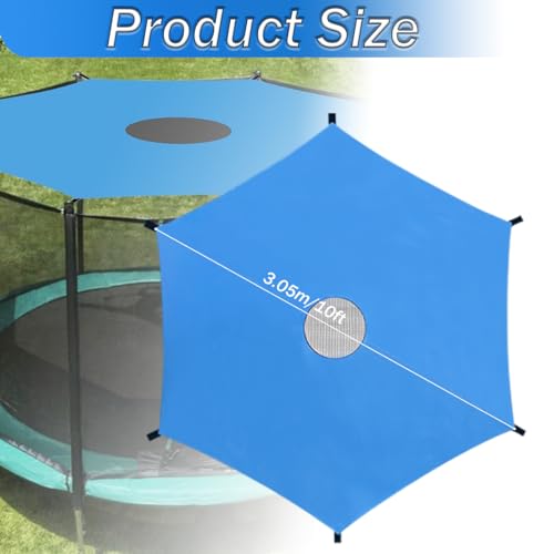 Toit pare-soleil pour trampoline Ø 183 à 305cm MQIAN - 2