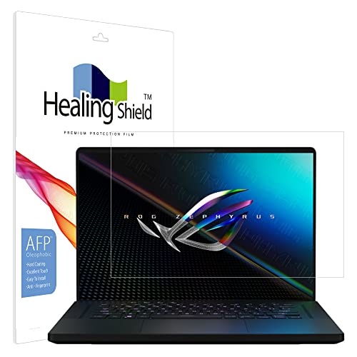 Healingshield XLV[tیtB Screen Protector Oleophobic AFP Clear Film Compatible with ASUS ROG Zephyrus M16 GU603