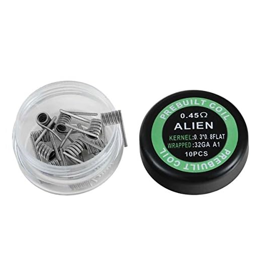 LJ vorgefertigte Drahtspulen für e-Zigaretten, Typen: Clapton Coils, Alien, Fused, 10 Stück