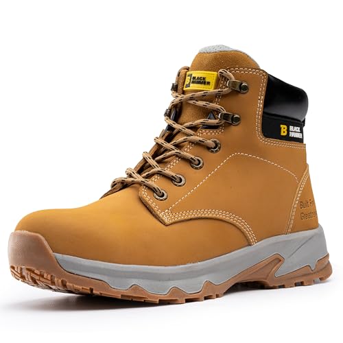 Bottes de sécurité Ridge homme cuir chaussures de travail S3 SRC HRO