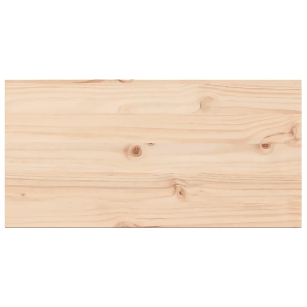 LAPOOH Tablero de Mesa Rectangular 2 uds Madera de Pino 80x40x2,5 cm, Tableros para Escritorios, Tableros para Mesas De Comedor - 847428