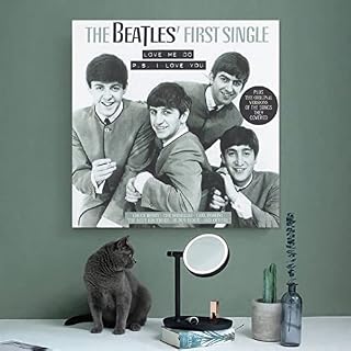 Poster sur toile « The First Song by The Beatles » – Décoration de chambre – Paysage sportif – Cadeau sans cadre : 40 x… - Les Beatles, Paul McCartney, John Lennon, RIngo Starr, George Harrison Poster sur toile « The First Song by The Beatles » - Décoration de chambre - Paysage sportif - Cadeau sans cadre : 40 x… – Image 3