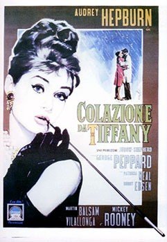 Poster Breakfast at Tiffany rigide et lavable pour éviter les déchirures des affiches de film
