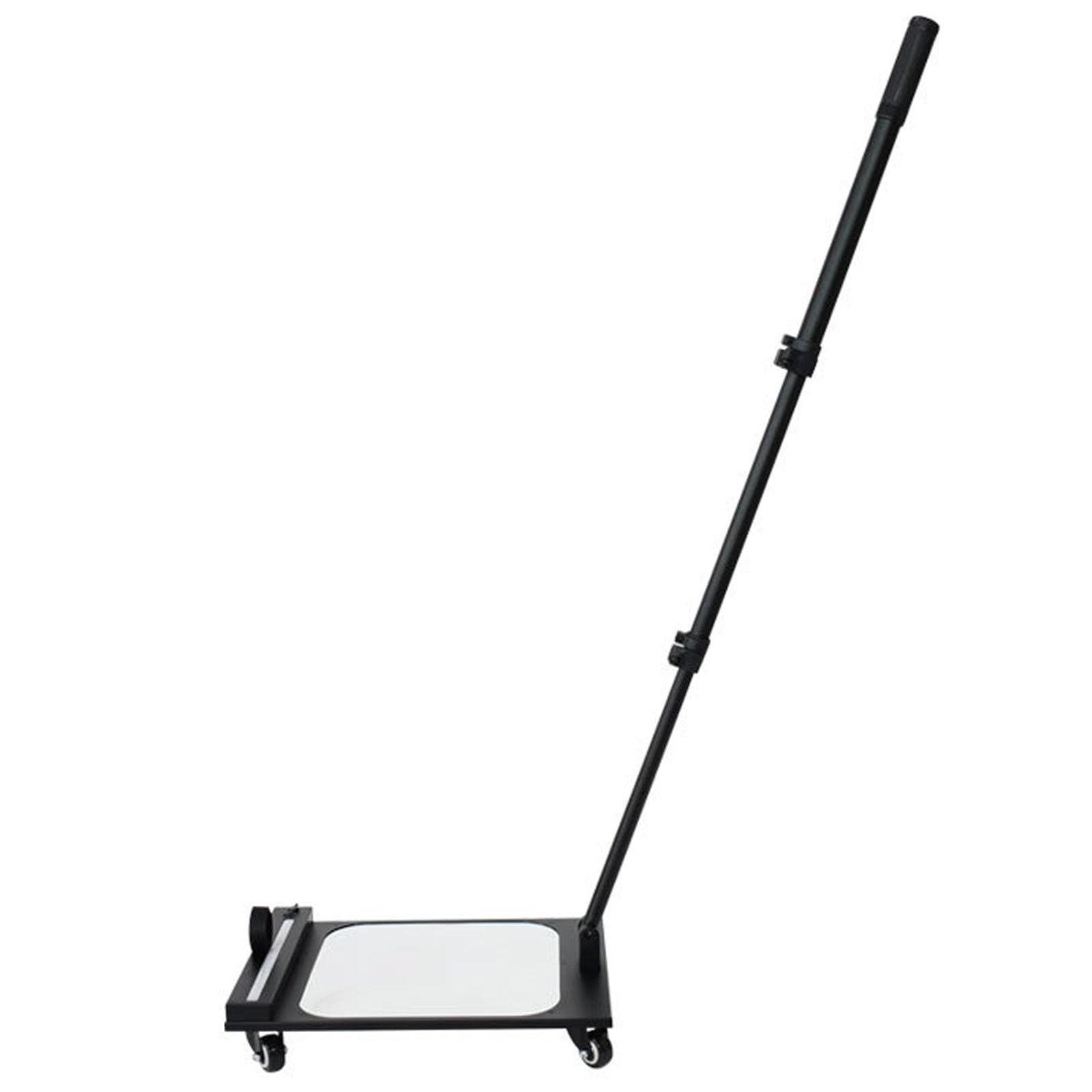 YNIYUJKL Under Vehicle Inspection Mirror, 30Cm Diameter Security Mirror With Wheels And Led Light,Adjustment Length 50-110Cm Magnify 2 Times, Telescoping Inspection Mirror