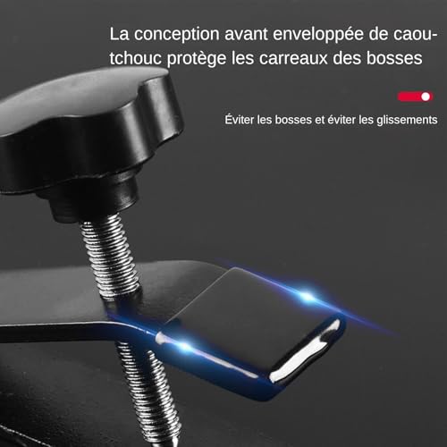 Pose carrelage parfaite grâce au support réglable de nivellement 4X - 8
