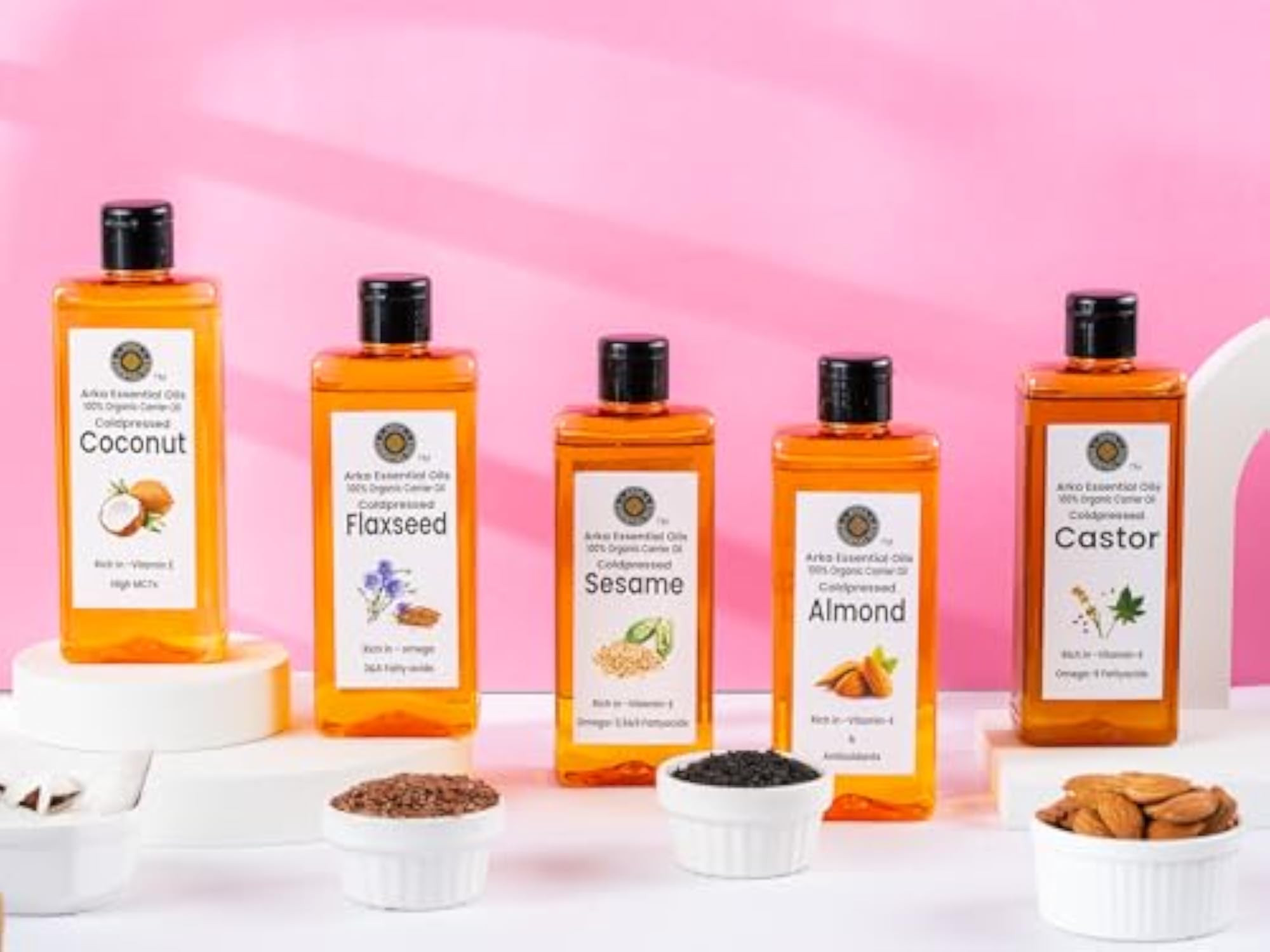 Organic Cold Pressed Almond Oil, Natural Skincare