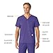 Carhartt Force Essentials Unisex V-Neck 6-Pocket Scrub Top - Grape, 4X