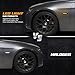 NDRUSH Sequential LED Side Marker Turn Signal Lights Compatible with BMW E90 E91 E92 E93 E46 E53 X3 E83 X 1 E84 E81 E82 E87 E88, Smoked Lens, Pack of 2