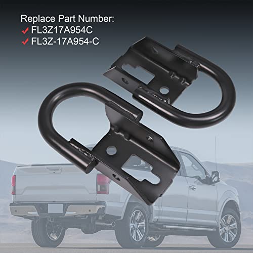 Jdmspeed FL3Z17A954C, FL3Z-17A954-C New Tow Hook Front Right Or Left Heavy Duty D-Ring Set (2) Fl3Z17A954C Replacement thumb #2