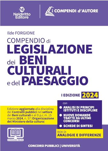 Compendio di Legislazione dei beni culturali e del paesaggio 2024