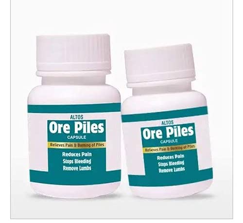 Ayurveda ORE PILES CAPSULE for Pain, Burning of Piles & Lumbs (60cap*2)- Pack of 2 (B097YW2R2P) Amazon Price History, Amazon Price Tracker