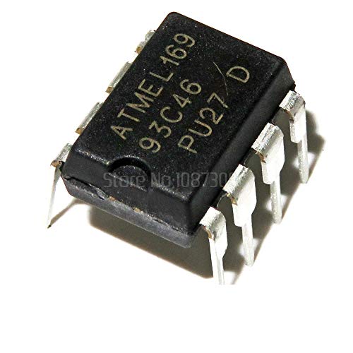 IndustrialField 10PCS AT93C46 93C46 DIP-8 EEPROM 64x16