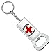 GRAPHICS & MORE Bon Jovi Bad Medicine Keychain Rectangle Chrome Plated Metal Bottle Cap Opener