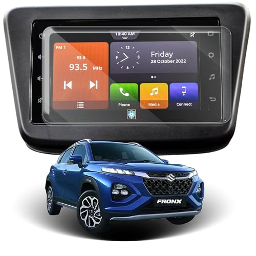 Image of Car Screen Protector for Maruti Suzuki Fronx |2023 - Running| - 7 Inch, Anti-Scratch, Easy Installation, Clear Touchscreen Guard, Infotainment System Protection (Not a Tempered Glass)
