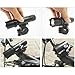 KTELI 2PC Bracket Mount Holder Sports Accessories Bicycle Lights Mount Holder 360 Rotation Cycling Bike Flashlight, black