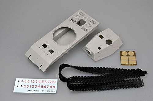 Trumpeter 9580208003849 384 Modellbausatz German Entwicklungsfahrzeug E 100, Grün, Braun – Bild 5