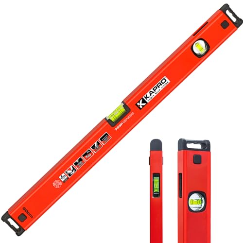 Kapro - 781 Genesis Box Level - Features Horizontal Vial and Dual-View Plumb Site - VPA Certified - Aluminum - 72 Inch