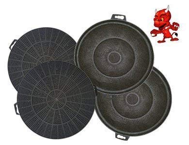 Mega Set risparmio 4 Filtro a carbone attivo filtro Filtro ai carboni attivi per Cappa aspirante cappa aspirante Siemens lc4596001, lc4596002, lc4596003