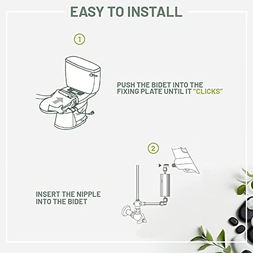 Tranquillus Essential - Water And Air Adjustable Bidet Toilet Seat, Electric Bidet - Ada Compliant Bidet Seat, Heated Bidet With Dryer - Easy Diy Installation, Soft Close Lid - Made In Korea #TOP6