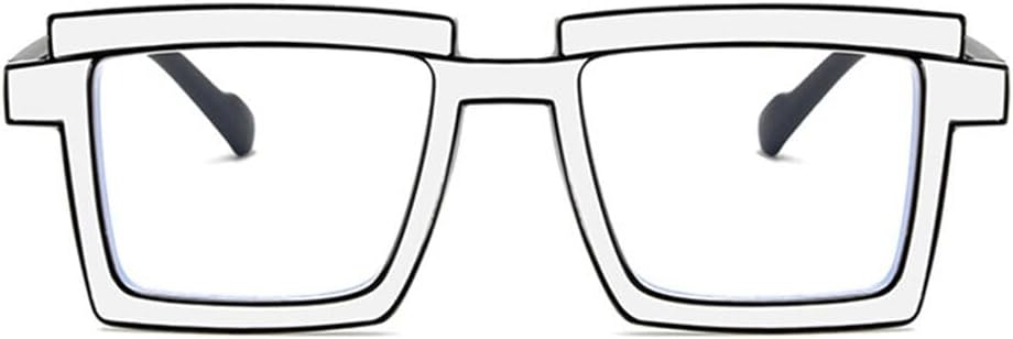 Stylish Glasses for Women, Square Fake Glasses with Clear Lens, Eyewear Glasses Frames