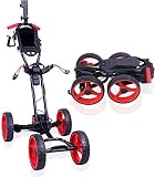 RSTJ-Sjef Golf Cart Elektro-Vierrad-Fahrer Handwagen mit Einknopf Expansion und Klappfunktion Golfcart