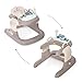 Hauck 2in1 Walker - tacatá y andandor, apto para 6 meses hasta 12 kg, juego de mesa multifuncional con ruedas, juegos y asiento desmontables, con luces, regulable en altura, Friend (beige-marron)