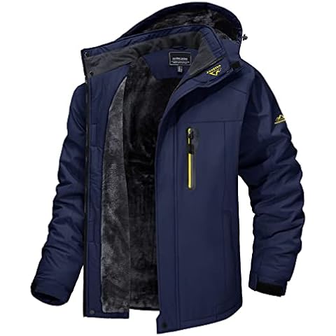 MAGCOMSEN Waterproof Winter Jacket for Men Cover