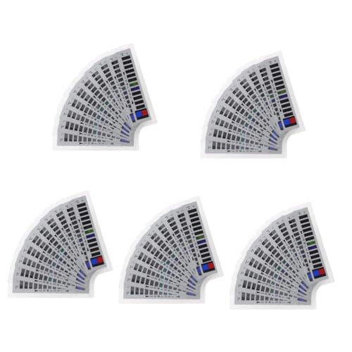 Didiseaon 5sets 16-38?/61-100? Liquid Crystal Strips Sewable Temperature Stickers for down Jacket Clothing Fish Tank Aquarium 10pcs*5