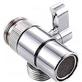 1pc Faucet Splitter Durable Kitchen Home Water Tap Sink Adapter Bathroom Diverter Copper Practical Tool Hous