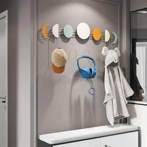 Porte-manteau mural créatif et support de rangement pour l'entrée - 4