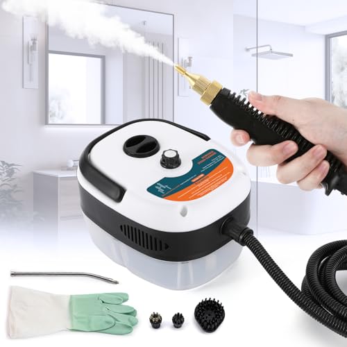 Hapyvergo 2500W Handheld Steam Cleaner, Pressurized Steam Cleaning Machine with