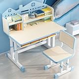 Cadeau pour les enfants : Le poste de travail scolaire pour enfants peut fournir aux enfants une bonne posture et améliorer l'efficacité de l'apprentissage.l'ensemble de bureau d'étude et de chaise pour enfants combine la praticité et l'amusement, ce qui est vraiment un cadeau parfait pour votre enfant. Vous pouvez installer la table et la chaise en quelques minutes grâce aux instructions d'assemblage simples.