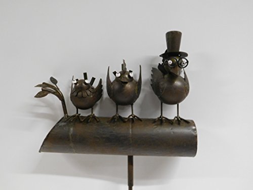 Ziegler Zeitungsrohr Zeitungsrolle Metall Vogel Vögel Rabe SW090801