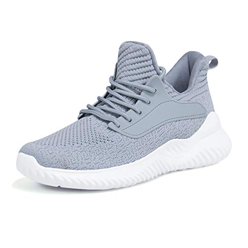 Image of Akk Womens Walking Shoes - Slip On Tennis Running Shoes Memory Foam Lightweight Work Sneakers for Indoor Outdoor Gym