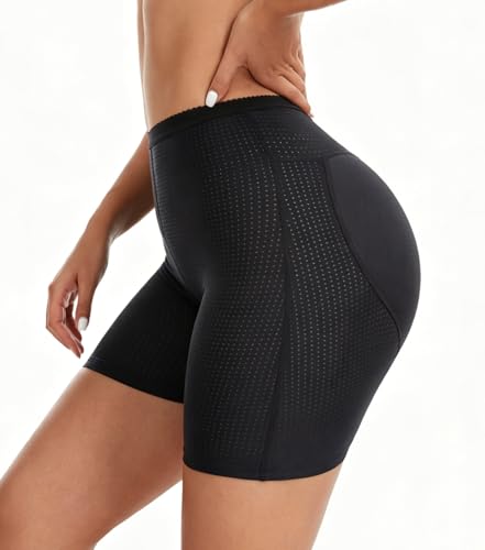 Image of NINGMI Womens Butt Lifter Seamless Hip Enhancer Underwear Booty Pads Shaper Boyshorts
