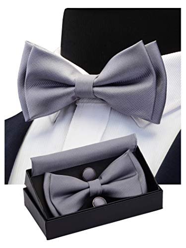 Gusleson Set di gemelli da uomo a due strati