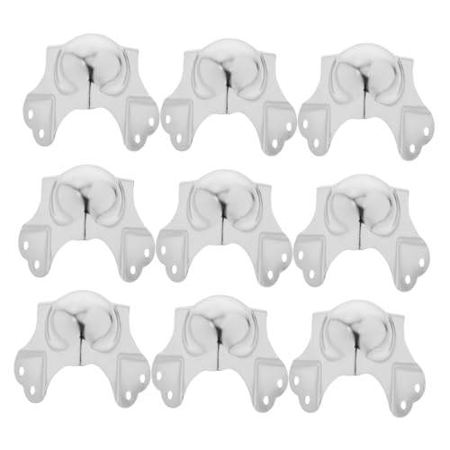 Alipis 10pcs Corner Protectors for Shipping Metal Corner Protector Luggage Corner Protectors Iron Silver Flight Case Hardware