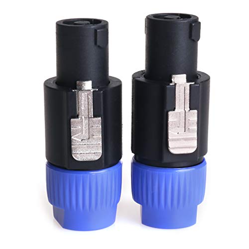 NANYI NL4FC speakon Cable Amplifier Connector, Audio Speaker Plug Twist Lock 4 Pole Speaker Plug...