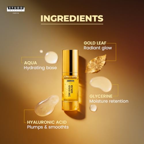 Studd Muffyn | 24K Gold Face Serum | Hydrationg and moisturizing | For Men & Women