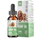 Pet Hemp Oil for Dogs and Cats Organic Hemp Extract Drops Sleep Aid Anxiety Stress Hip & Joint Pain Relief Dog Calming Treats Rich in Omega 3-6-9 Natural Pet Hemp Oil（Natural）
